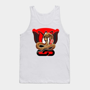 Serpent Naja snake with the victim Tank Top